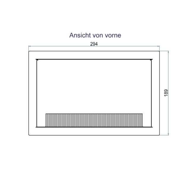 Produktbild WAD 146 460  -  Wandauslass WAD Rahmen mit Klappdeckel Typ 46, weiss